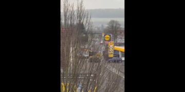 Dief in graafmachine gedood door politie in Duitsland