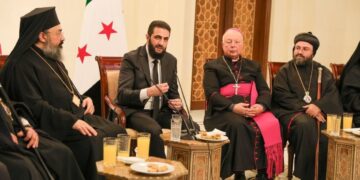 Ontmoeting met hooggeplaatste christelijke geestelijken in Damascus