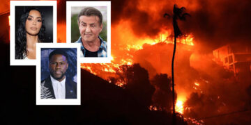 Hollywoodsterren verliezen al het water door branden in Californië