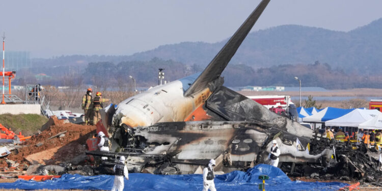 Analyse van zwarte doos van neergestorte Boeing in Zuid-Korea
