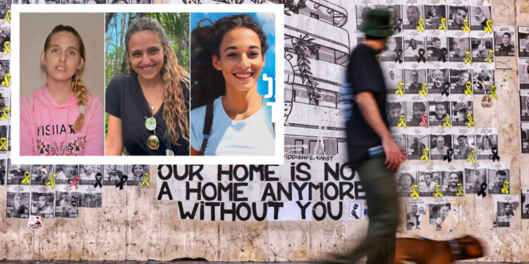 Israël onthult namen van drie gijzelaars die Hamas zal vrijlaten