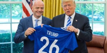 Infantino bedankt Trump: blijk van respect voor FIFA