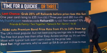 Bespaar 25% op Railcard vóór prijsverhoging met tips van Martin Lewis.