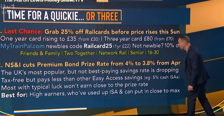 Bespaar 25% op Railcard vóór prijsverhoging met tips van Martin Lewis.