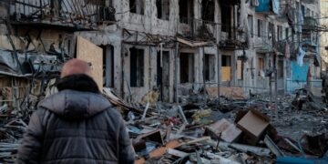 Oekraïne presenteert frame met Rusland in lucht en zee in Riyadh