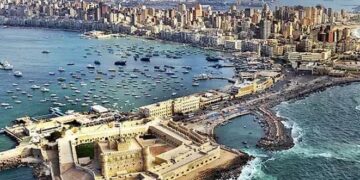 Alexandria zinkt door klimaatverandering