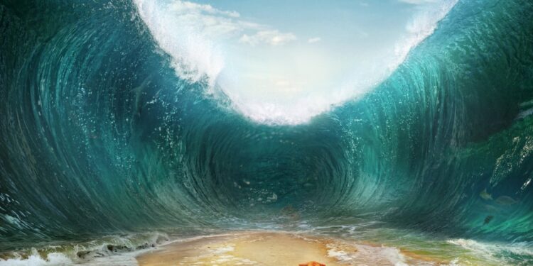 Een verwoestende tsunami: de ondergang van de dinosaurussen