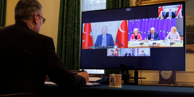 De twee grote onbekenden na Starmer’s ‘coalitie van de bereidwilligen’ Oekraïne-top.