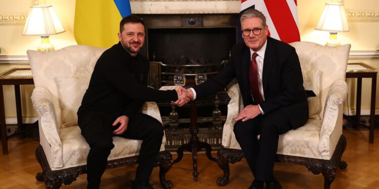 Brittannië moet voorop lopen in Oekraïne, zegt Sir Keir Starmer.