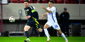 Spannende eerste helft eindigt in 0-0 tussen Schotland en Griekenland