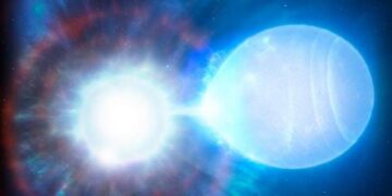 Botsing nabij Rare White Dwarf: een verblindende ontdekking
