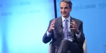 Mitsotakis ontmoet kinderen van Save Lives Organisation
