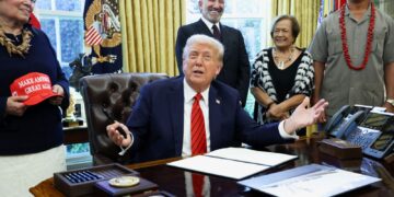 Een ‘Trump-feest’ als oplossing voor de gespannen relatie.