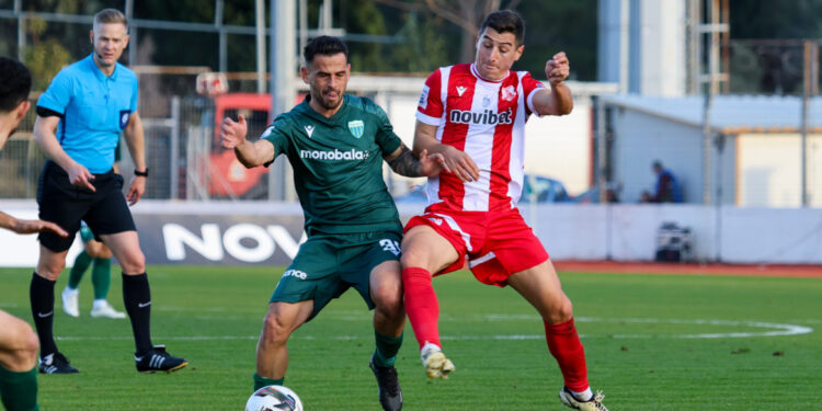 Panserraikos tegen Levadiakos: Super League wedstrijd eindigt in 0-0 (1e helft)