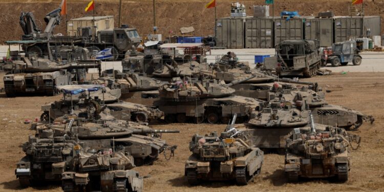 Gaza analyseert Gideons strijdwagens.