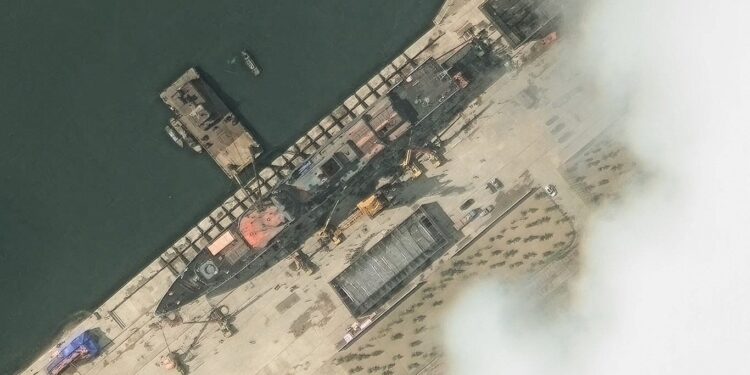 Hechtenis scheepswerf na oorlogsschip ongeval in Noord-Korea