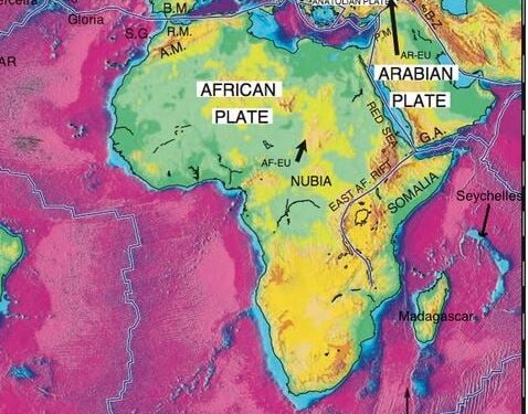 Hitte van rotsen vernietigt Afrikaanse continent