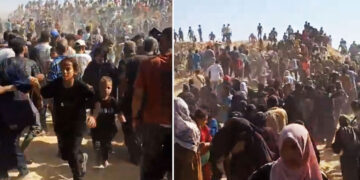 Chaos bij hulpdistributiecentrum Gaza: schieten op menigte Palestijnen