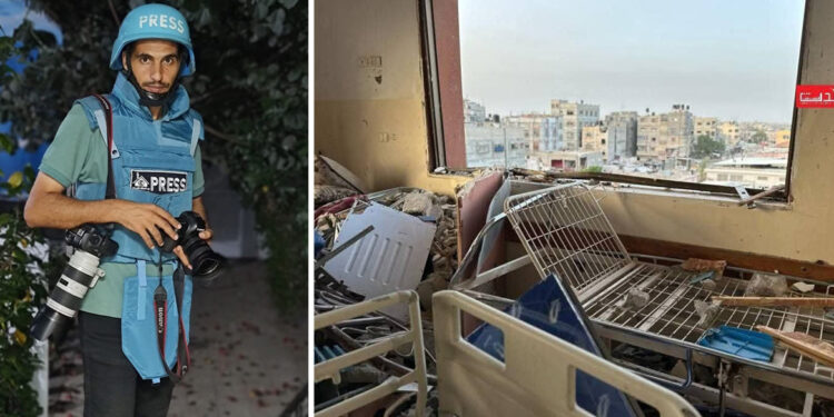 Twee doden bij Israëlische aanval op Gaza-ziekenhuis met journalist slachtoffer