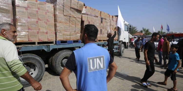 Hulpgoederen bereiken Gaza via Israëlische leveringsservice