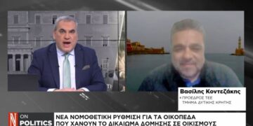 Strengere grenscontroles: RIS – V. Konzakis in actie op Naftemporiki TV