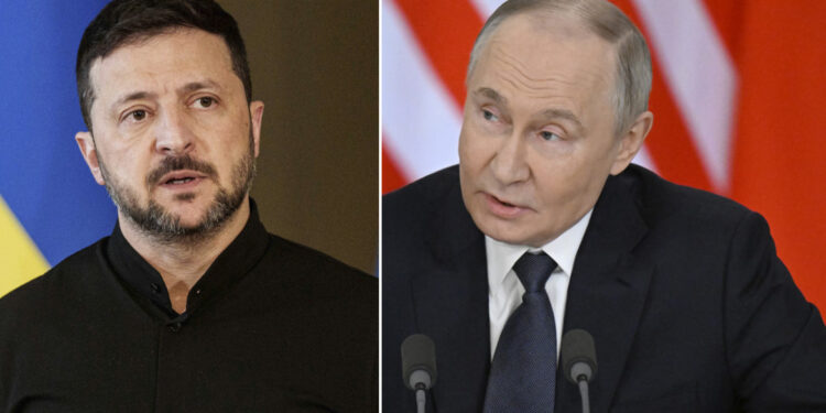 Kremlin eist deals voor ontmoeting Poetin en Zelenski