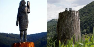 Onderzoek gestart naar verdwenen standbeeld Melania Trump in Slovenië