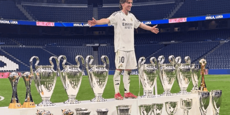 De indrukwekkende 28 trofeeën van Luka Modric bij Real Madrid