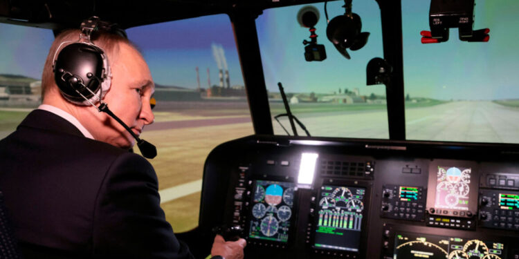 Oekraïense drones probeerden helikopter van Poetin boven Kursk neer te halen