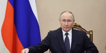 Poetins helikopter aangevallen met drones tijdens bezoek aan Kursk