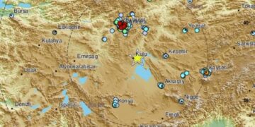 Krachtige aardbeving treft centraal Turkije met magnitude 5.1
