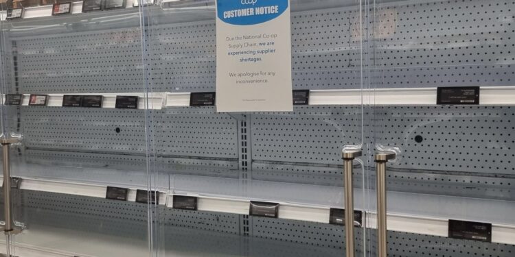 Co-op herstelt na cyberaanval: lege schappen langzaam aangevuld