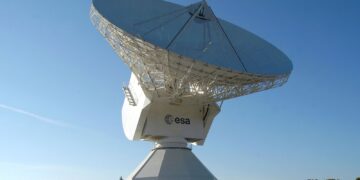 De Blauwe Donau reist door de ruimte