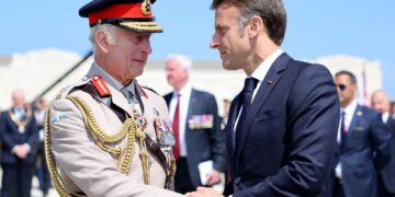 Franse president Macron op staatsbezoek bij de koning