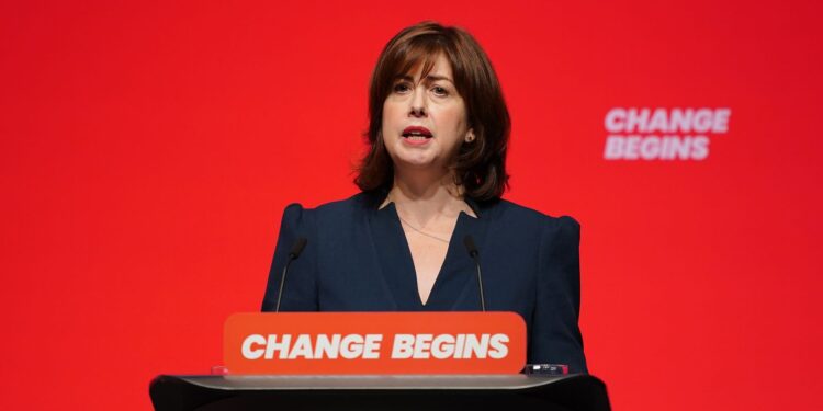 Conservatieven eisen aftreden van Lucy Powell na opmerkingen over kinderlokkers.