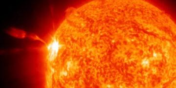 Radio-uitzendingen onderbroken door zonnevlam in Europa en Azië