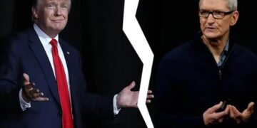 Trump tikt Apple-topman op vingers voor productie iPhones