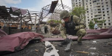 Russische luchtaanval op Kiev: chaos en verwoesting