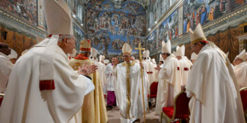 Troonsbestijging van paus Leo IX op 18 mei