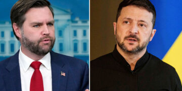 Bespreking van Trump-Putin-telefoongesprek door Vance en Zelenski