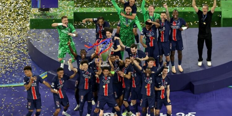 Paris Saint-Germain verdient goud met winst Champions League.