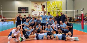 Nederlandse mannen volleybalteam verslaat Letland met 3-1 in Golden European League