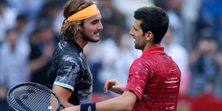 Tsitsipas spot met Djokovic: “Wanneer openen we een taverne?”