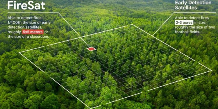 Satellieten helpen bij detectie en bestrijding van aardse branden.