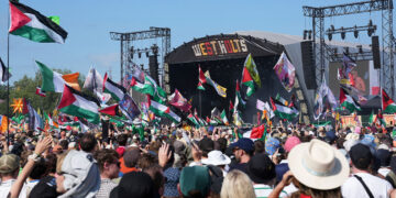 Protest tegen Israël: Bob Vylan en Kneecap op Glastonbury