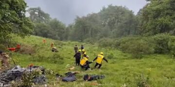 Helikopterongeluk met 6 inzittenden in noordelijke staat India