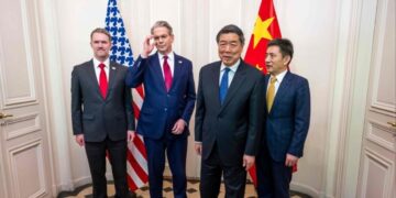 Vervolg commerciële gesprekken tussen VS en China in Londen