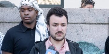 Stem uit de Palestijnse reservaat: activist van Columbia in de VS