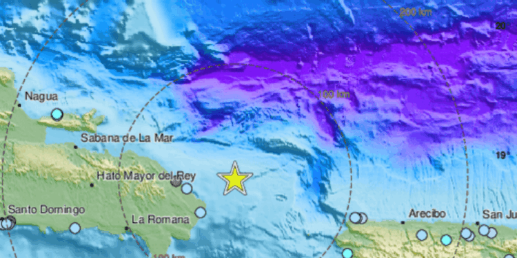 Krachtige aardbeving treft Dominicaanse Republiek met 5.9 op de schaal van Richter