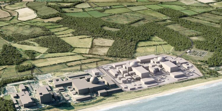 Overheid investeert £14.2bn in nieuwe kerncentrale Sizewell C.